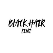 BLACK HAIR LINE