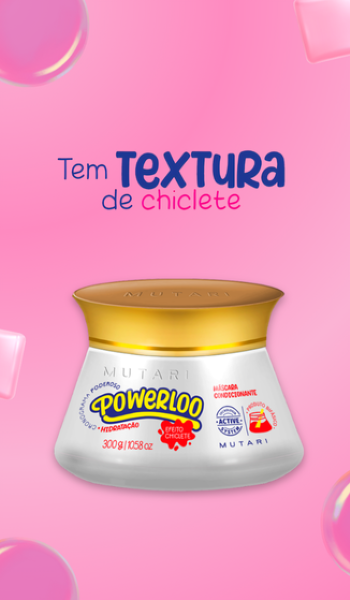 MÁSCARA POWERLOO HIDRATAÇÃO MUTARI 300G
